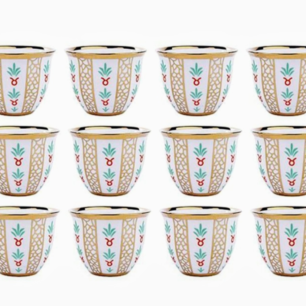 COPY - Set of 12 Arabic Coffee Cup large size